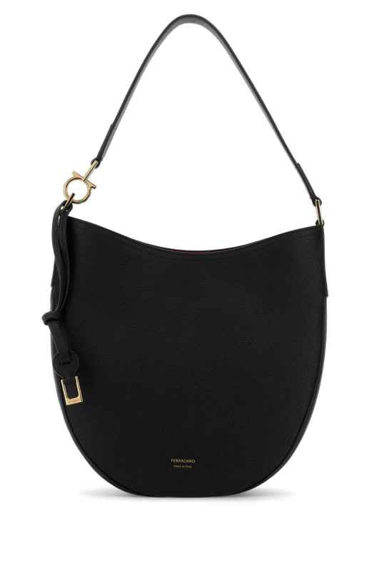 Black leather medium Smile shoulder bag SALVATORE FERRAGAMO (21A170785028) Black leather medium Smile shoulder bag SALVATORE FERRAGAMO (21A170785028)