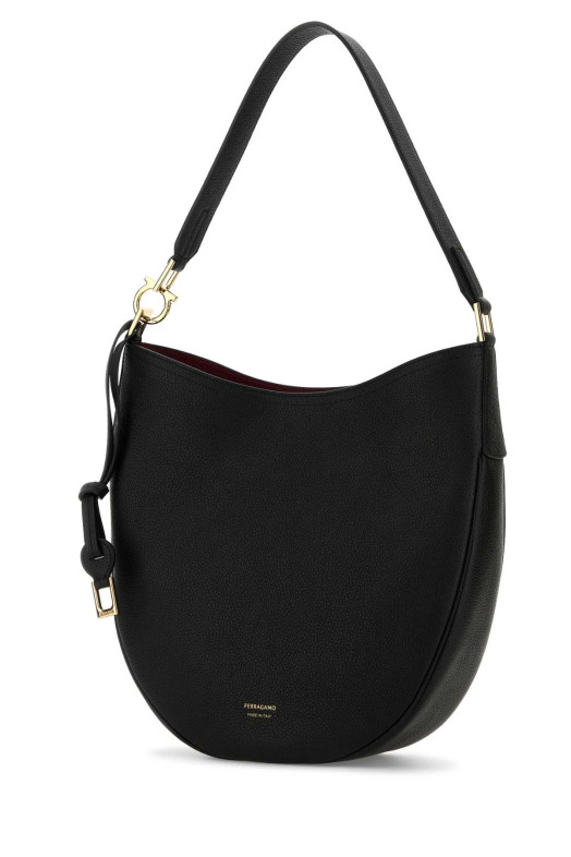 Black leather medium Smile shoulder bag SALVATORE FERRAGAMO (21A170785028) Black leather medium Smile shoulder bag SALVATORE FERRAGAMO (21A170785028)