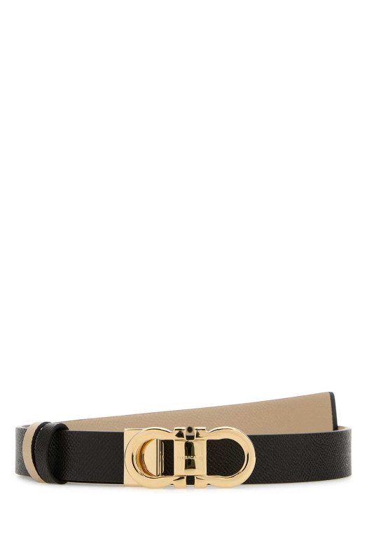 Коричневый кожаный двусторонний ремень SALVATORE FERRAGAMO (230294780408) Коричневый кожаный двусторонний ремень SALVATORE FERRAGAMO (230294780408)