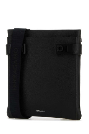 Черная кожаная сумка через плечо Черная SALVATORE FERRAGAMO (241624775173) Черная кожаная сумка через плечо Черная SALVATORE FERRAGAMO (241624775173)