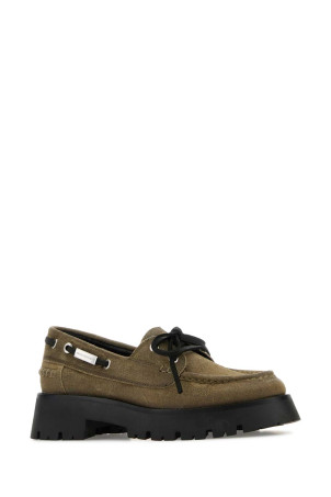 Khaki suede Carson loafers ALEXANDER WANG (30325F004) Khaki suede Carson loafers ALEXANDER WANG (30325F004)