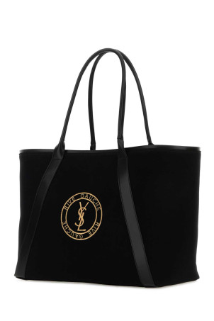 Black canvas Rive Gauche shopping bag SAINT LAURENT (780096FAC3I)