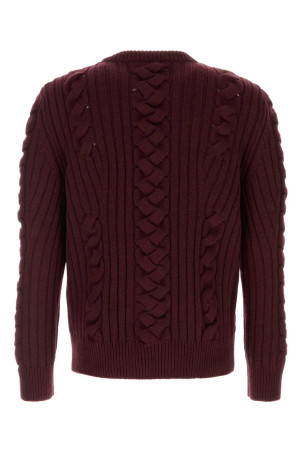 Burgundy wool blend sweater ALEXANDER MCQUEEN (848915Q1BFL) Burgundy wool blend sweater ALEXANDER MCQUEEN (848915Q1BFL)