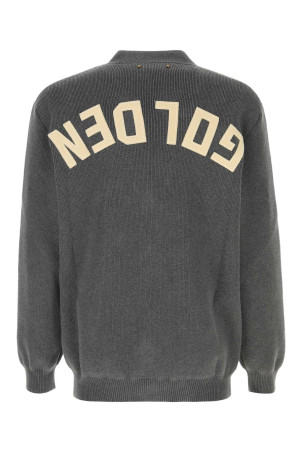 Dark grey cotton blend Darryl cardigan GOLDEN GOOSE DELUXE BRAND (GMP00946P000662)