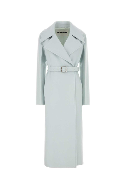 Pastel light blue cashmere coat Gray JIL SANDER (J02AA0188J35002) Pastel light blue cashmere coat Gray JIL SANDER (J02AA0188J35002)