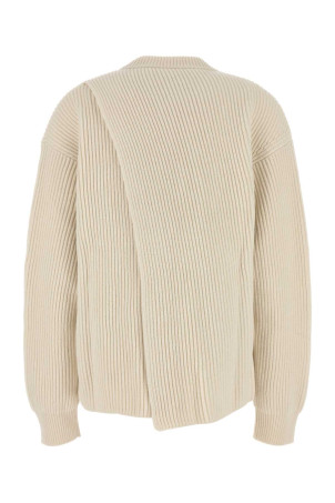 Свитер из шерсти цвета слоновой кости JIL SANDER (J02GP0223J14737) Свитер из шерсти цвета слоновой кости JIL SANDER (J02GP0223J14737)
