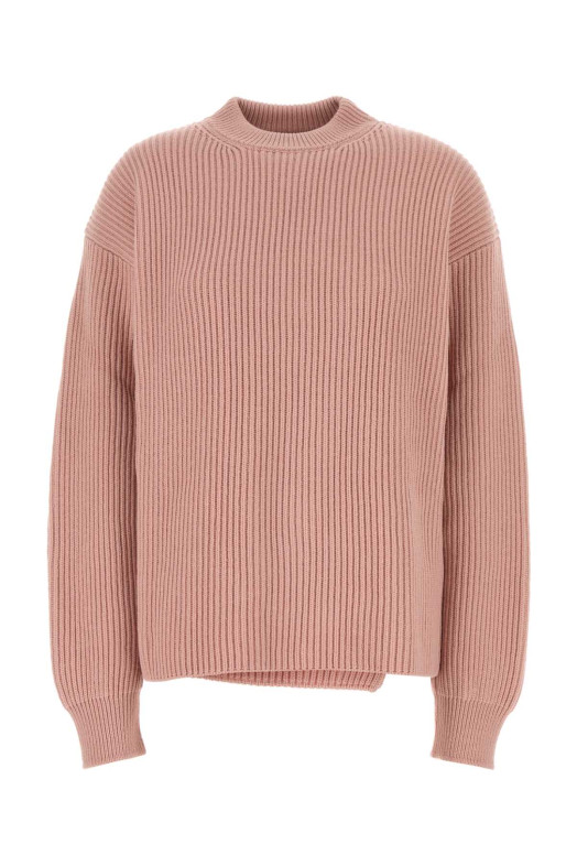 Powder pink wool oversize sweater JIL SANDER (J02GP0223J14737)