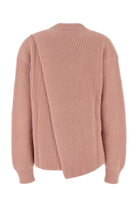 Powder pink wool oversize sweater JIL SANDER (J02GP0223J14737)