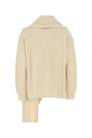 Свитер из шерсти цвета слоновой кости JIL SANDER (J02GP0224J14737) Свитер из шерсти цвета слоновой кости JIL SANDER (J02GP0224J14737)