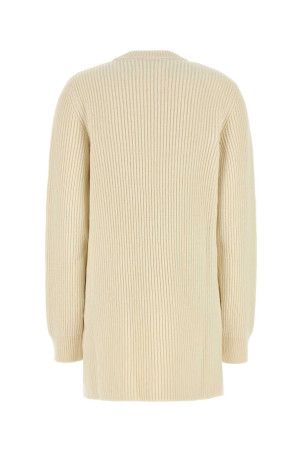Шерстяное платье-свитер цвета слоновой кости JIL SANDER (J02GP0239J14737) Шерстяное платье-свитер цвета слоновой кости JIL SANDER (J02GP0239J14737)