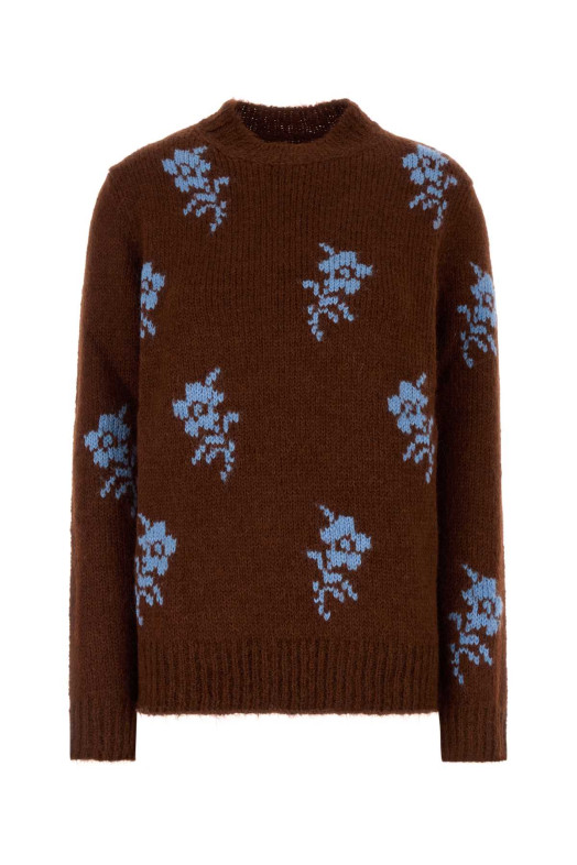 Свитер из смеси альпаки с вышивкой JIL SANDER (J02GP0240J14786) Свитер из смеси альпаки с вышивкой JIL SANDER (J02GP0240J14786)