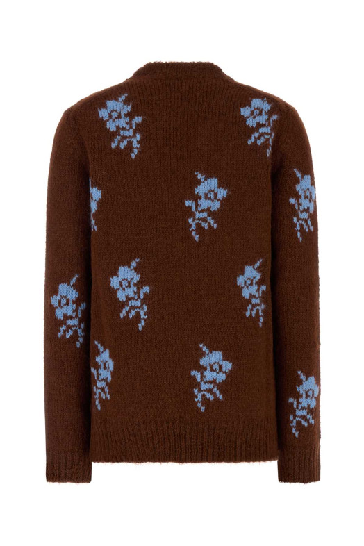 Свитер из смеси альпаки с вышивкой JIL SANDER (J02GP0240J14786) Свитер из смеси альпаки с вышивкой JIL SANDER (J02GP0240J14786)