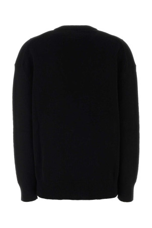 Черный свитер из шерстяной смеси оверсайз JIL SANDER (J03GP0168J14818) Черный свитер из шерстяной смеси оверсайз JIL SANDER (J03GP0168J14818)