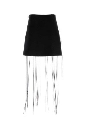 Черная мини-юбка из эластичной вискозной смеси JIL SANDER (J03MA0251J18356) Черная мини-юбка из эластичной вискозной смеси JIL SANDER (J03MA0251J18356)