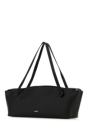 Черная кожаная сумка через плечо Knot JIL SANDER (J07ZH0057P7186) Черная кожаная сумка через плечо Knot JIL SANDER (J07ZH0057P7186)