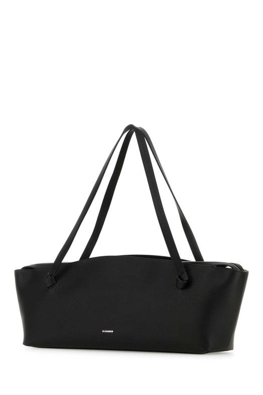 Черная кожаная сумка через плечо Knot JIL SANDER (J07ZH0057P7186) Черная кожаная сумка через плечо Knot JIL SANDER (J07ZH0057P7186)