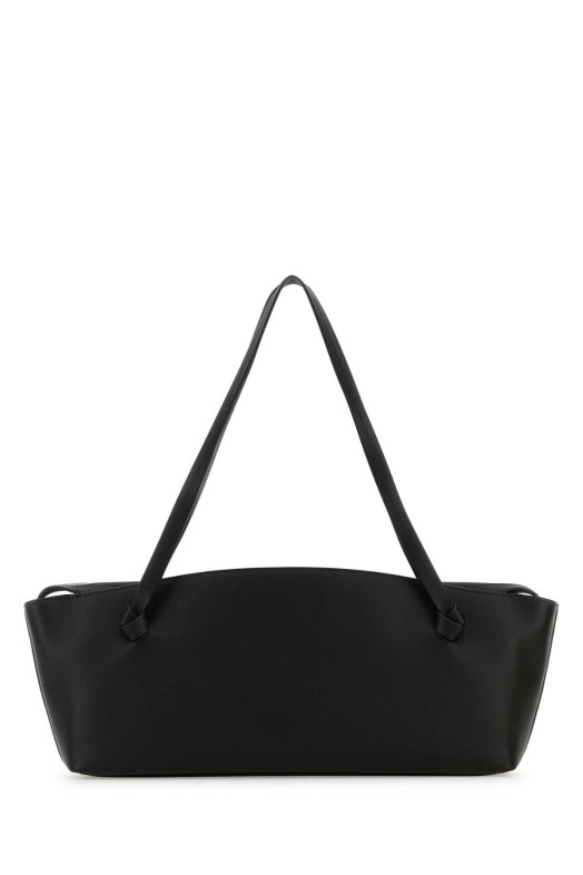 Черная кожаная сумка через плечо Knot JIL SANDER (J07ZH0057P7186) Черная кожаная сумка через плечо Knot JIL SANDER (J07ZH0057P7186)