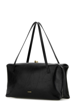 Черная кожаная сумка через плечо среднего размера Goji Pillow JIL SANDER (J08WD0065P5636) Черная кожаная сумка через плечо среднего размера Goji Pillow JIL SANDER (J08WD0065P5636)