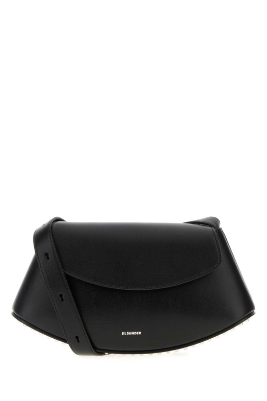Черная кожаная сумка через плечо Eldorado JIL SANDER (J08WG0056P7191) Черная кожаная сумка через плечо Eldorado JIL SANDER (J08WG0056P7191)