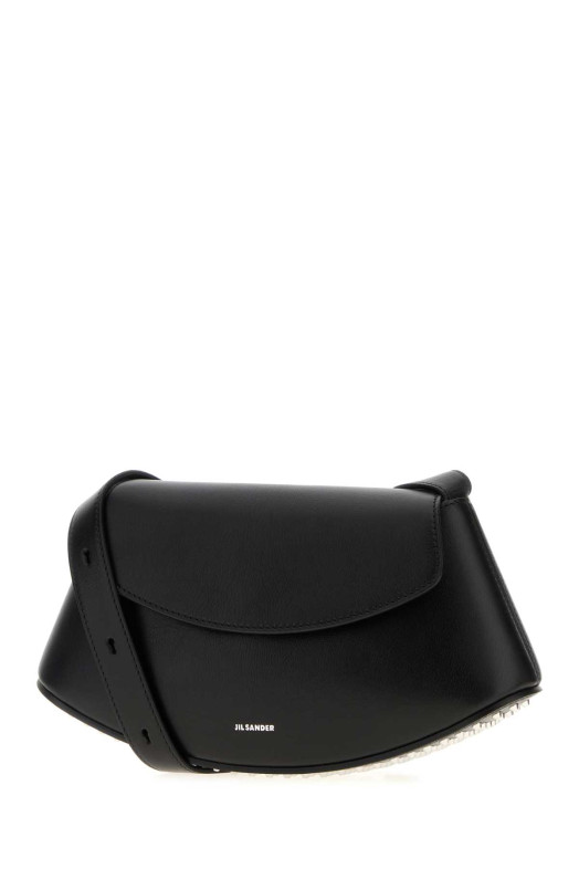 Черная кожаная сумка через плечо Eldorado JIL SANDER (J08WG0056P7191) Черная кожаная сумка через плечо Eldorado JIL SANDER (J08WG0056P7191)