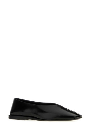 Черные кожаные балетки JIL SANDER (J15WZ0037P7032) Черные кожаные балетки JIL SANDER (J15WZ0037P7032)