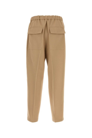 Бежевые шерстяные брюки JIL SANDER (J21KA0012J40002) Бежевые шерстяные брюки JIL SANDER (J21KA0012J40002)