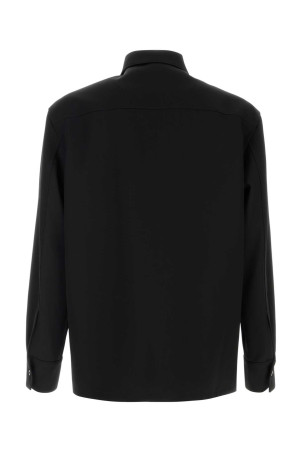 Black gabardine shirt JIL SANDER (J22DL0249J40002) Black gabardine shirt JIL SANDER (J22DL0249J40002)