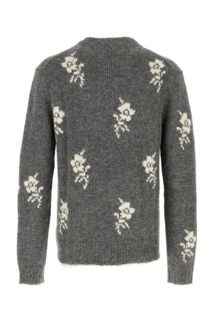 Свитер из смеси альпаки с вышивкой JIL SANDER (J22GP0259J14786) Свитер из смеси альпаки с вышивкой JIL SANDER (J22GP0259J14786)