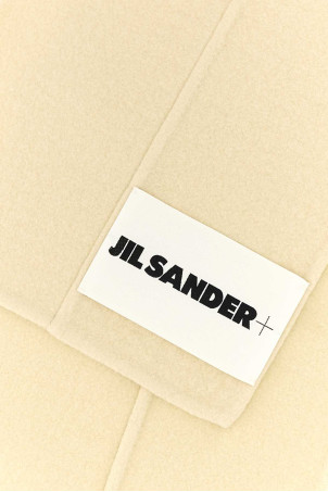 Шерстяной шарф кремового цвета JIL SANDER (J40TE0126J40020) Шерстяной шарф кремового цвета JIL SANDER (J40TE0126J40020)