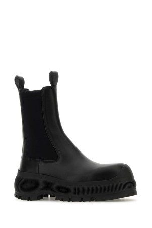 Черные кожаные ботинки-челси JIL SANDER (J44WU0009P4942) Черные кожаные ботинки-челси JIL SANDER (J44WU0009P4942)