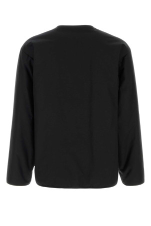 Черная хлопковая куртка с утеплителем JIL SANDER (J47SW0016J45296) Черная хлопковая куртка с утеплителем JIL SANDER (J47SW0016J45296)