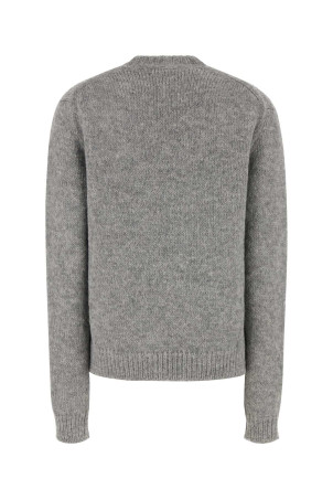 Свитер оверсайз из смеси серой альпаки JIL SANDER (J53GP0012J14523) Свитер оверсайз из смеси серой альпаки JIL SANDER (J53GP0012J14523)