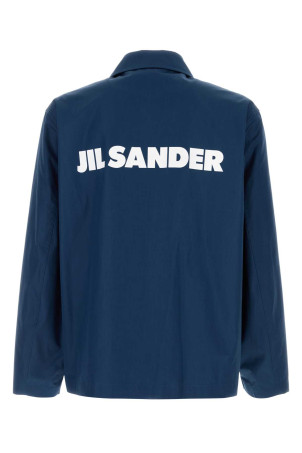 Синя бавовняна вітровка JIL SANDER (J54BN0002J45306) Синя бавовняна вітровка JIL SANDER (J54BN0002J45306)