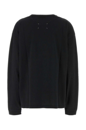 Сланець бавовняна футболка оверсайз MAISON MARGIELA (S51GC0538S24567)