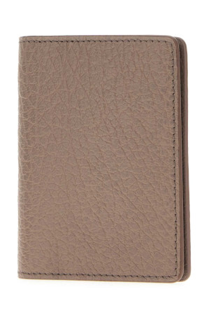 Dove grey leather card holder MAISON MARGIELA (S56UI0128P4455) Dove grey leather card holder MAISON MARGIELA (S56UI0128P4455)