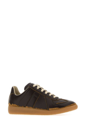 Brown leather Replica sneakers MAISON MARGIELA (S58WS0270P7414) Brown leather Replica sneakers MAISON MARGIELA (S58WS0270P7414)