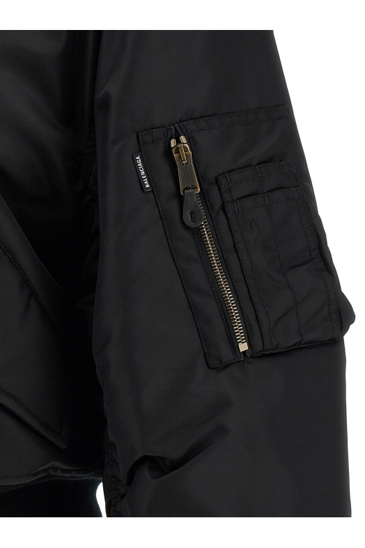 «Стандартна» куртка-бомбер Чорна 850873TMO131000