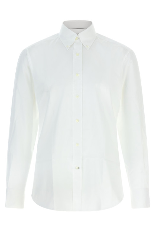 Рубашка с пуговицами Белая BRUNELLO CUCINELLI MBUC41716C159