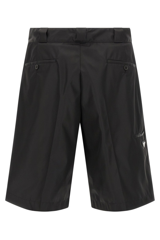 Бермуды Re-Nylon черные PRADA SPG32SWMO1WQ8F0002