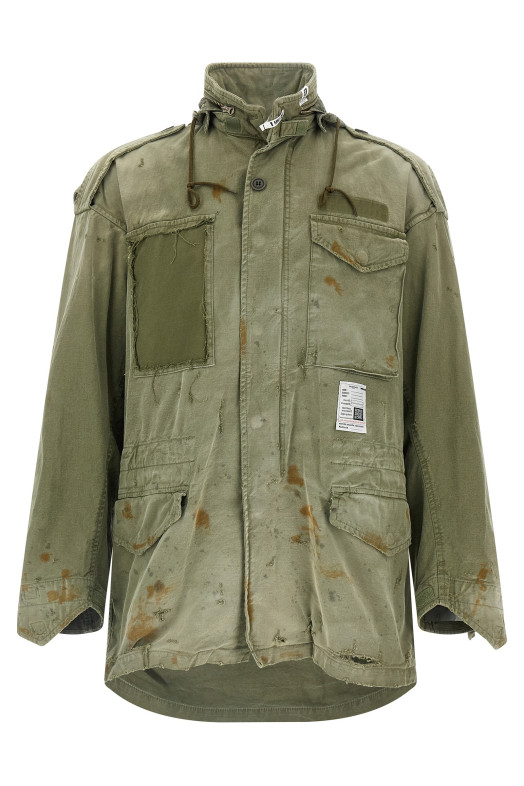Куртка «Distressed Field» Зеленая J15BL171KHAKI