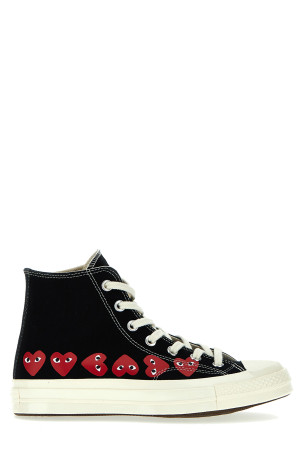 Кросівки Comme des Garçons Play x Converse, чорні AZK1271 Кросівки Comme des Garçons Play x Converse, чорні AZK1271