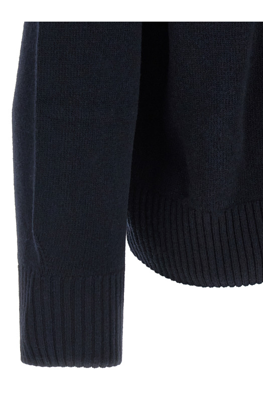 Светр з логотипом Синій LACOSTE AH2916166