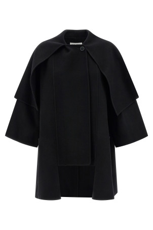 Cape coat Black Cape coat Black