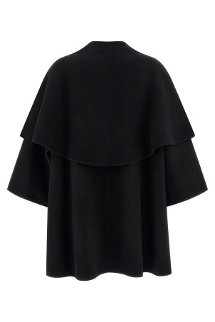 Cape coat Black Cape coat Black