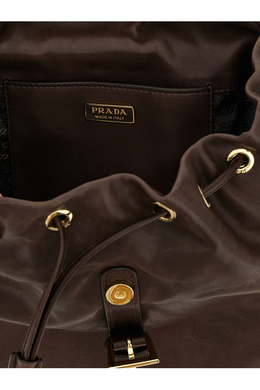 'Prada Explore' medium backpack Brown