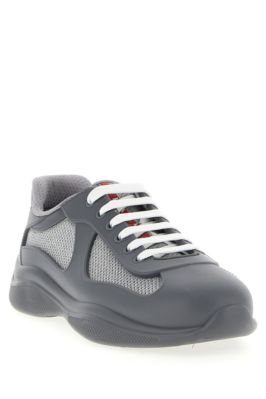 'Prada America's Cup Soft' sneakers Gray