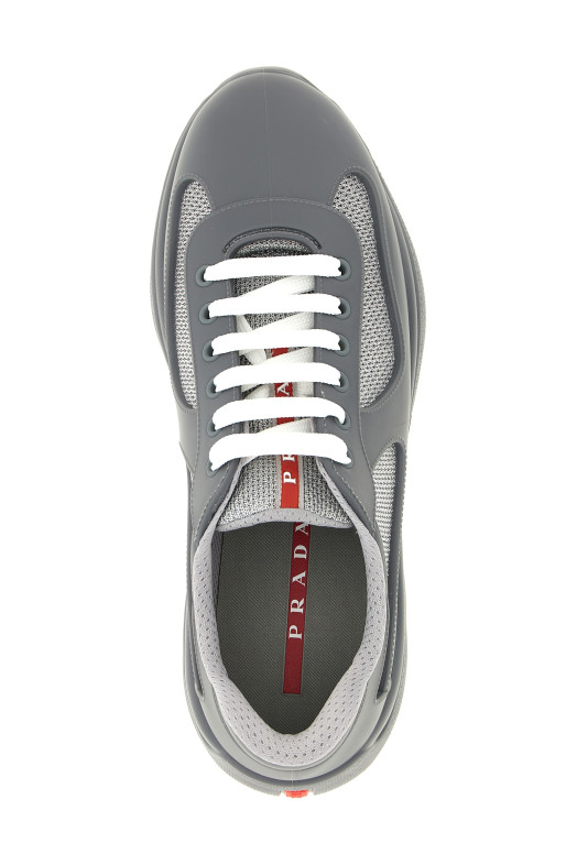 'Prada America's Cup Soft' sneakers Gray