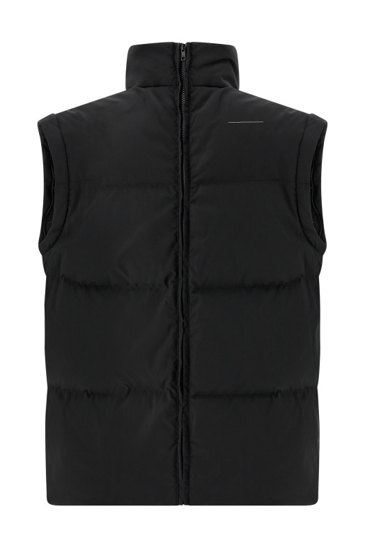 'Numeric signature MM6' embroidery down jacket Black 'Numeric signature MM6' embroidery down jacket Black