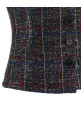 Sequin tartan vest Multicolor