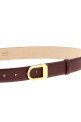 'Saddle' belt Bordeaux